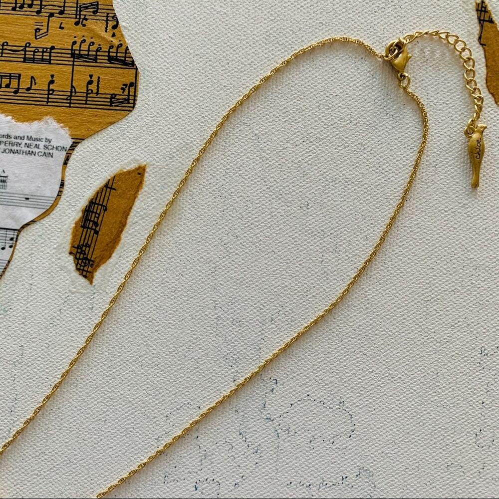 Chloe + Isabel | Gold Leaf Necklace - Picture 5 of 6